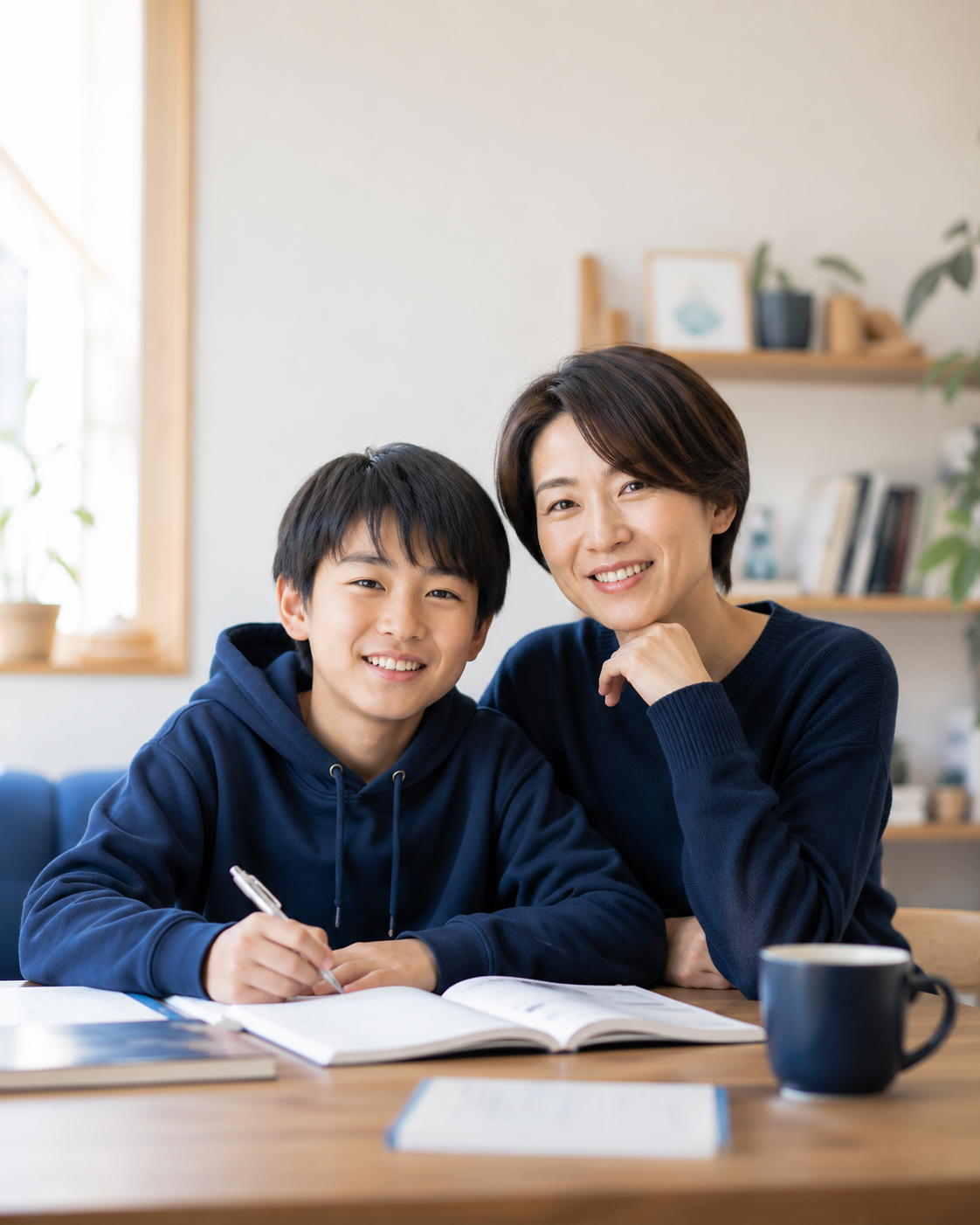 塾ナビ東京で塾を見つけて安心する親子